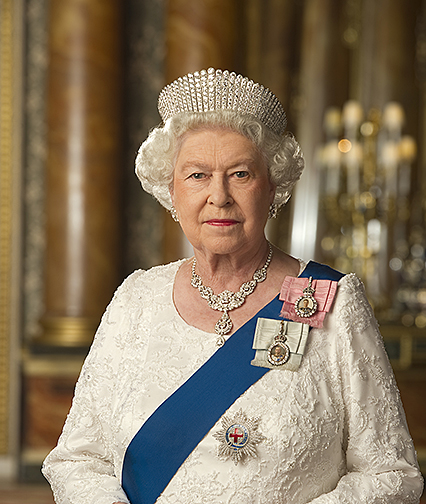 Portrait of Her Majesty Queen Elizabeth II